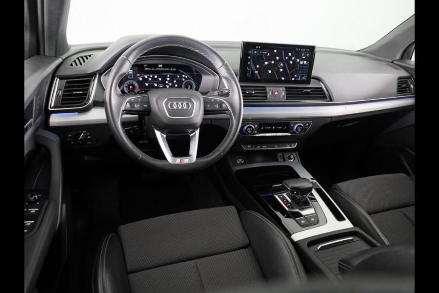 Audi Q5 Sportback 50 TFSI e S edition 299pk | Panoramadak | Trekhaak | Verwarmbare voorstoelen | Adpatieve cruise controle | Matrix koplampen | Navigatie