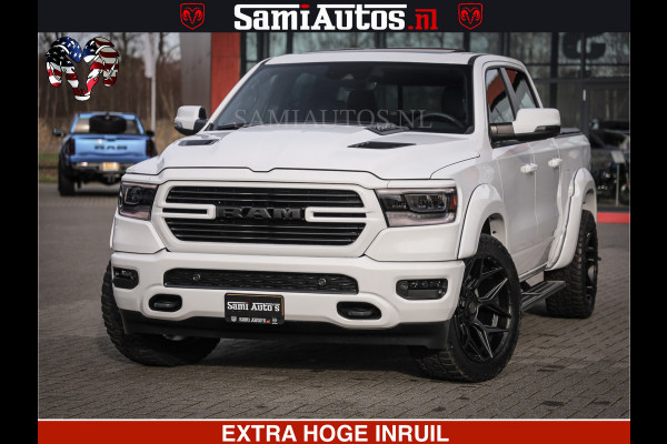 Dodge Ram V8 5.7 402PK | LARAMIE SPORT | Krachtige Hemi | Panorama Dak | 12' Scherm | LPG | Comfortabele Dubbele Cabine met Royale 5 Zitplaatsen | NIEUW EN BPM vrij | Nu Leverbaar uit Voorraad | Nr 2529 - 1277 |