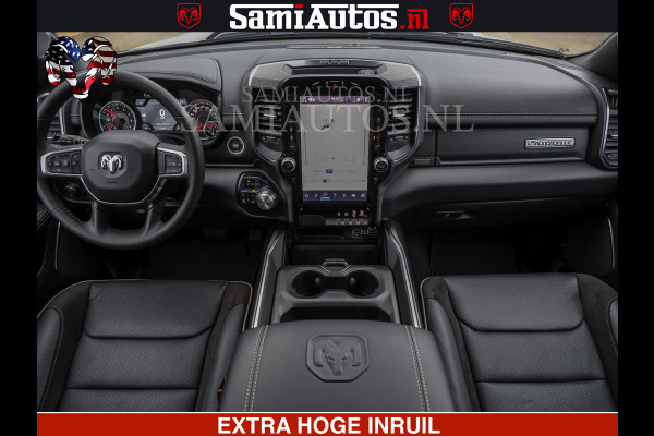 Dodge Ram V8 5.7 402PK | LARAMIE SPORT | Krachtige Hemi | Panorama Dak | 12' Scherm | LPG | Comfortabele Dubbele Cabine met Royale 5 Zitplaatsen | NIEUW EN BPM vrij | Nu Leverbaar uit Voorraad | Nr 2529 - 1277 |