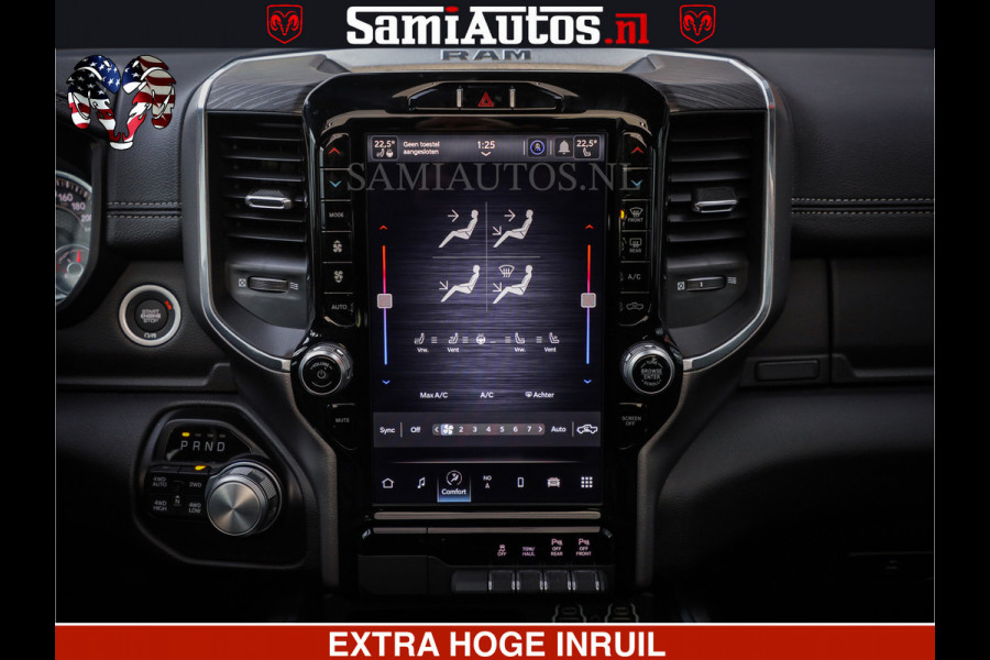 Dodge Ram V8 5.7 402PK | LARAMIE SPORT | Krachtige Hemi | Panorama Dak | 12' Scherm | LPG | Comfortabele Dubbele Cabine met Royale 5 Zitplaatsen | NIEUW EN BPM vrij | Nu Leverbaar uit Voorraad | Nr 2529 - 1277 |