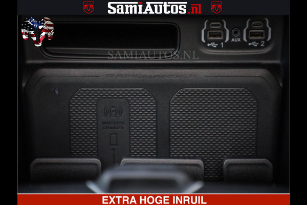 Dodge Ram V8 5.7 402PK | LARAMIE SPORT | Krachtige Hemi | Panorama Dak | 12' Scherm | LPG | Comfortabele Dubbele Cabine met Royale 5 Zitplaatsen | NIEUW EN BPM vrij | Nu Leverbaar uit Voorraad | Nr 2529 - 1277 |