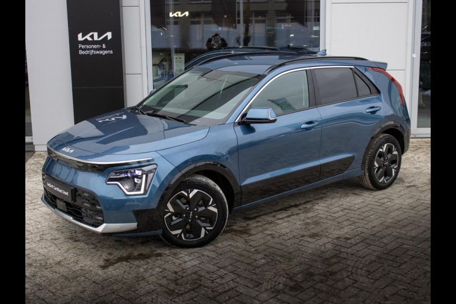 Kia Niro EV Edition Advanced 64.8 kWh Leder | LED | Stoelverwarming | Navigatie | Carplay | Adapt. Cruise | Climate | Keyless | Camera