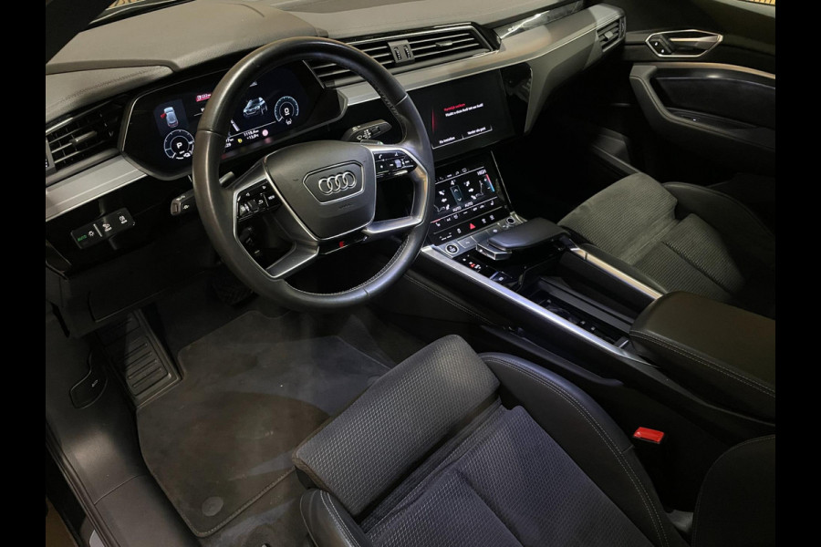 Audi e-tron Sportback 55 Quattro S-Line 95 kWh|GROTE ACCU|PANO|TREKHAAK|1/2 LEDER|ACC|MEMORY|CAMERA|CARLAY/ANDROID|STOELVER|NL|NAP