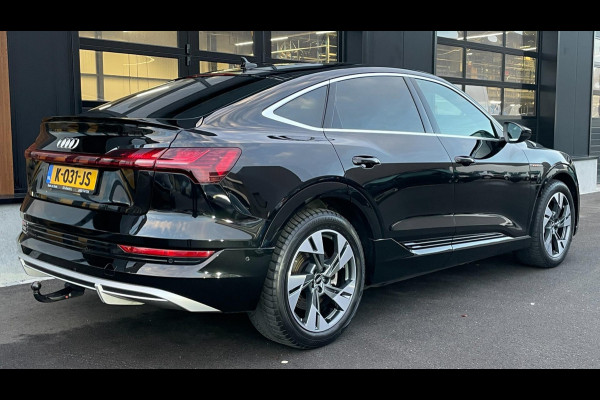 Audi e-tron Sportback 55 Quattro S-Line 95 kWh|GROTE ACCU|PANO|TREKHAAK|1/2 LEDER|ACC|MEMORY|CAMERA|CARLAY/ANDROID|STOELVER|NL|NAP