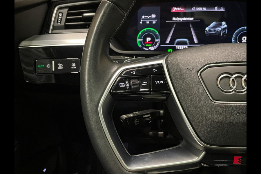 Audi e-tron Sportback 55 Quattro S-Line 95 kWh|GROTE ACCU|PANO|TREKHAAK|1/2 LEDER|ACC|MEMORY|CAMERA|CARLAY/ANDROID|STOELVER|NL|NAP