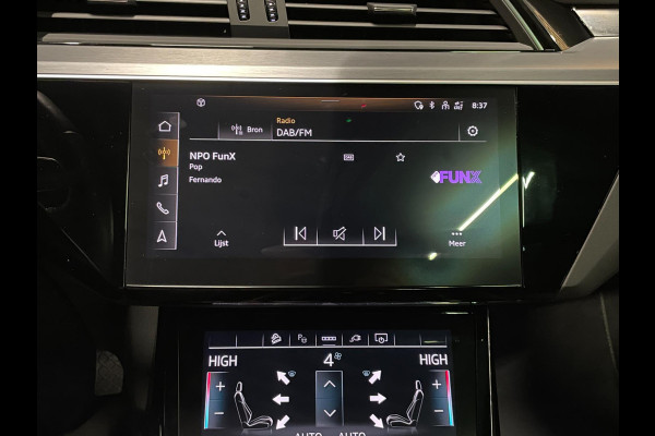 Audi e-tron Sportback 55 Quattro S-Line 95 kWh|GROTE ACCU|PANO|TREKHAAK|1/2 LEDER|ACC|MEMORY|CAMERA|CARLAY/ANDROID|STOELVER|NL|NAP