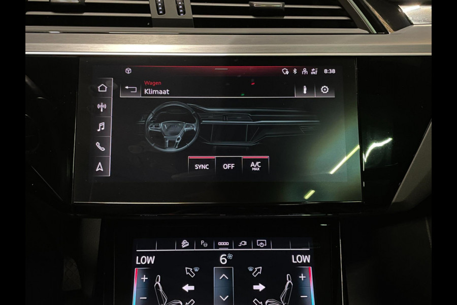 Audi e-tron Sportback 55 Quattro S-Line 95 kWh|GROTE ACCU|PANO|TREKHAAK|1/2 LEDER|ACC|MEMORY|CAMERA|CARLAY/ANDROID|STOELVER|NL|NAP