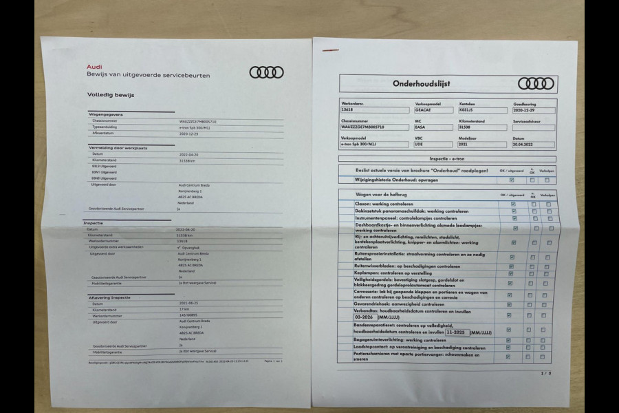 Audi e-tron Sportback 55 Quattro S-Line 95 kWh|GROTE ACCU|PANO|TREKHAAK|1/2 LEDER|ACC|MEMORY|CAMERA|CARLAY/ANDROID|STOELVER|NL|NAP