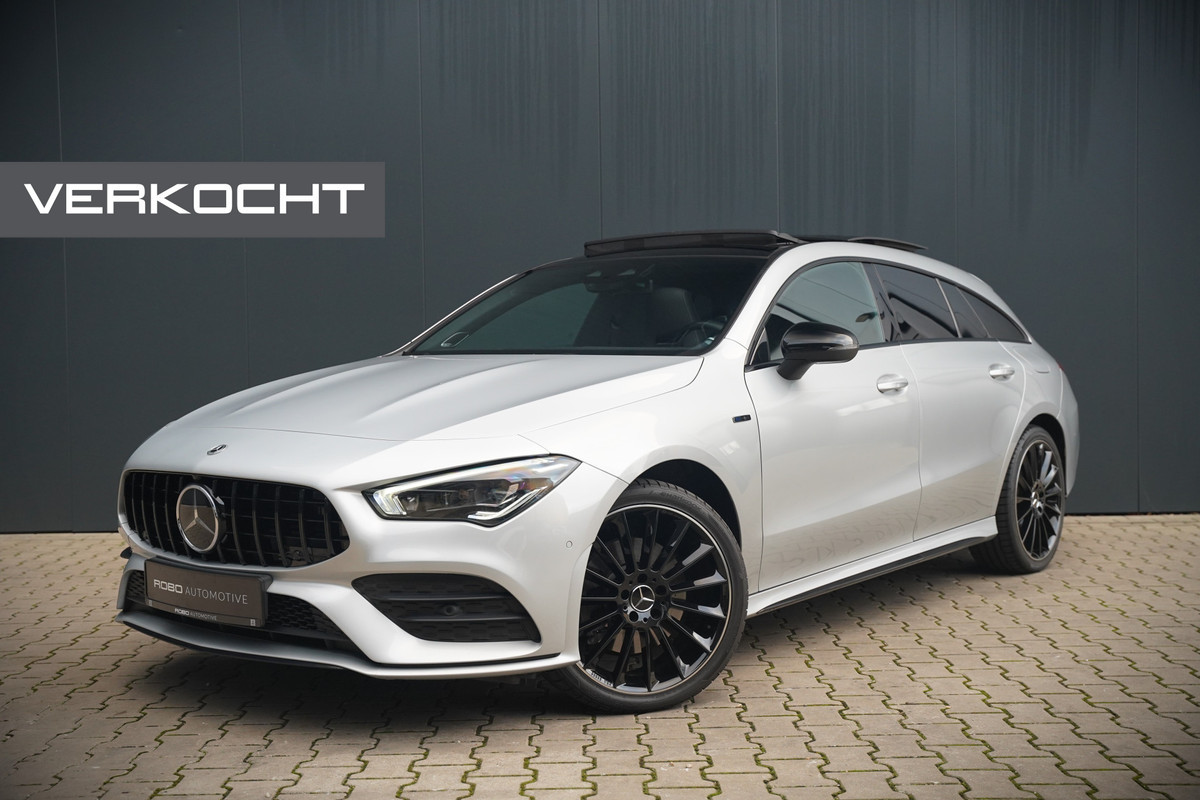 Mercedes-Benz CLA-Klasse Shooting Brake 250 e Edition | AMG Line | Panoramadak | Stoelverwarming | Camera | Keyless | Ambiance Verlichting | Cruise Control | Multibeam LED | BTW |