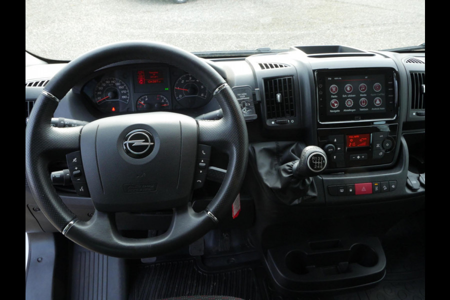 Opel Movano 2.2D 140PK, L4, Dubbel Cabine, Airco, Meubelbak L*B*H = 360*210*220 / Lat om lat betimmering / 2 x Lading vastzetrail op 100 en 207 cm