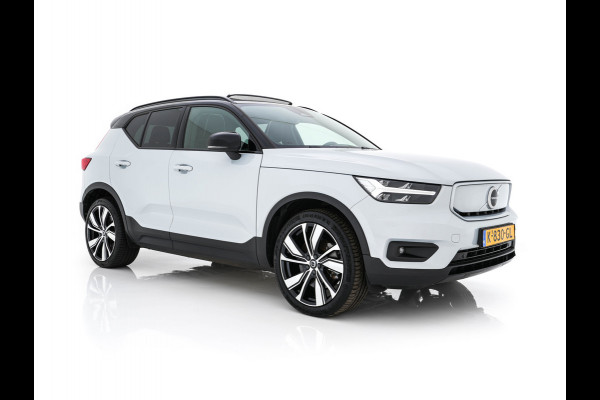Volvo XC40 Recharge P8 AWD R-Design [ 3-Fase ] {SOH-89%} (INCL-BTW) *PANO | LEATHER-MICROFIBRE | DIGI-COCKPIT | FULL-LED | NAVI-FULLMAP | ECC | CARPLAY | PDC | KEYLESS | HEATED-SPORTSEATS | BLIS | PRIVACY-GLASS | 20"ALU*
