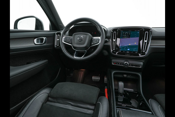 Volvo XC40 Recharge P8 AWD R-Design [ 3-Fase ] {SOH-89%} (INCL-BTW) *PANO | LEATHER-MICROFIBRE | DIGI-COCKPIT | FULL-LED | NAVI-FULLMAP | ECC | CARPLAY | PDC | KEYLESS | HEATED-SPORTSEATS | BLIS | PRIVACY-GLASS | 20"ALU*