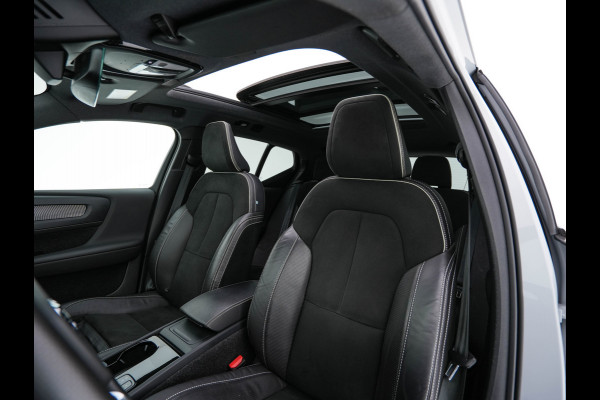 Volvo XC40 Recharge P8 AWD R-Design [ 3-Fase ] {SOH-89%} (INCL-BTW) *PANO | LEATHER-MICROFIBRE | DIGI-COCKPIT | FULL-LED | NAVI-FULLMAP | ECC | CARPLAY | PDC | KEYLESS | HEATED-SPORTSEATS | BLIS | PRIVACY-GLASS | 20"ALU*