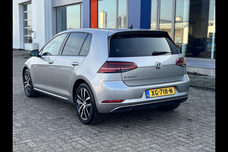 Volkswagen e-Golf e-Golf Verwarmde voorstoelen | Lederen bekleding | Achteruitrijcamera | Warmtepomp