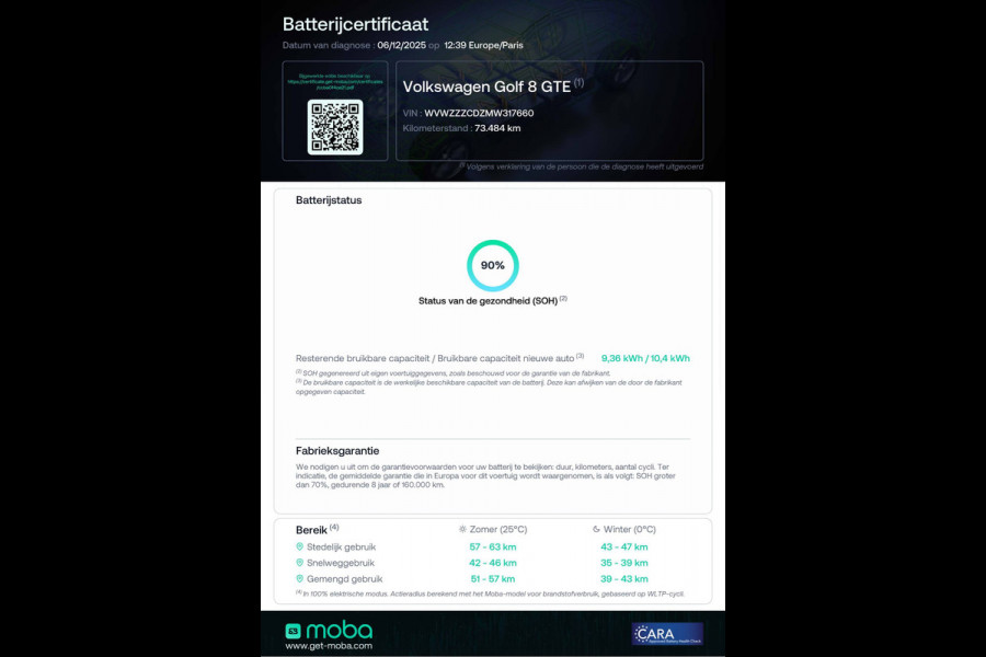 Volkswagen Golf 1.4 eHybrid GTE 245 PK automaat | Stoel- Stuurverwarming | Travel Assist | 18 inch | IQ Light, Navigatie, Sfeerverlichting, Adaptive Cruise, Carplay, Privacy glas