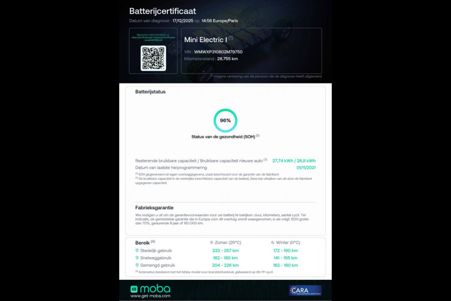 MINI Mini Electric Business 33 kWh | Airco | Led | Stoelverwarming | PDC Achter | Camera | Cruise control, Keyless, 17" Lichtmetalen velgen