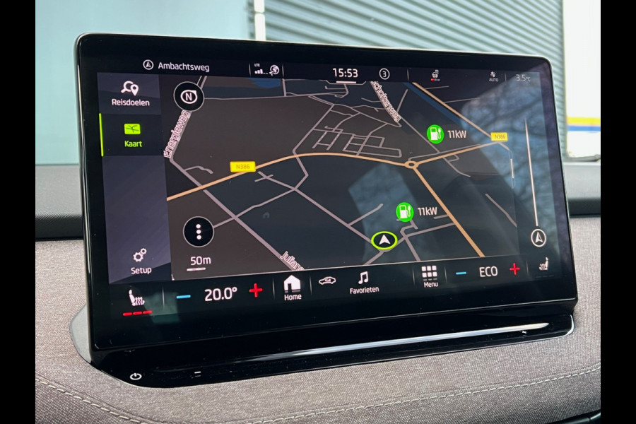 Škoda ENYAQ iV BWJ 2021 | 180PK SOH91,3% 60 First Edition | TREKHAAK | CLIMA | NAVI | STOEL&STUURWIEL VERW | PDC | CAMERA | CARPLAY
