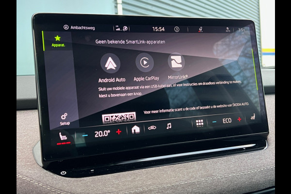 Škoda ENYAQ iV BWJ 2021 | 180PK SOH91,3% 60 First Edition | TREKHAAK | CLIMA | NAVI | STOEL&STUURWIEL VERW | PDC | CAMERA | CARPLAY