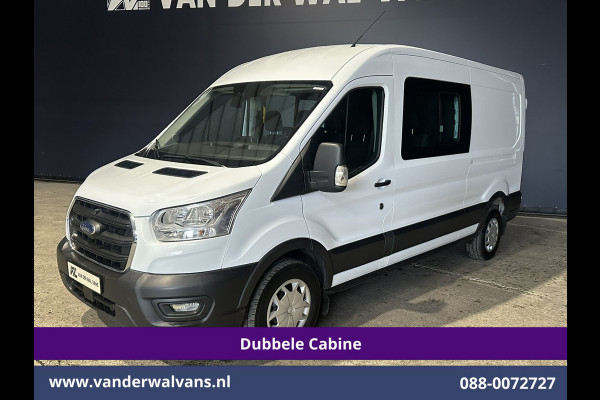 Ford Transit 2.0 TDCI 170pk L3H2 Dubbele Cabine 3500kg Trekhaak Euro6 Airco | 6-Zits | Camera | Navigatie | Apple Carplay Cruisecontrol, Parkeersensoren, Verwarmde voorruit