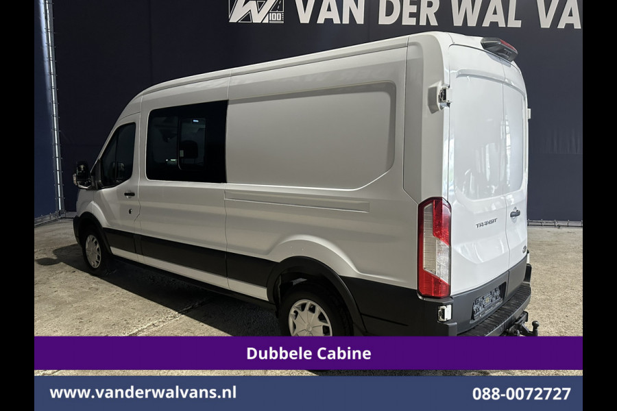 Ford Transit 2.0 TDCI 170pk L3H2 Dubbele Cabine 3500kg Trekhaak Euro6 Airco | 6-Zits | Camera | Navigatie | Apple Carplay Cruisecontrol, Parkeersensoren, Verwarmde voorruit