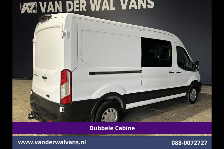 Ford Transit 2.0 TDCI 170pk L3H2 Dubbele Cabine 3500kg Trekhaak Euro6 Airco | 6-Zits | Camera | Navigatie | Apple Carplay Cruisecontrol, Parkeersensoren, Verwarmde voorruit