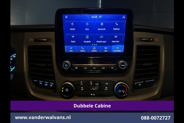 Ford Transit 2.0 TDCI 170pk L3H2 Dubbele Cabine 3500kg Trekhaak Euro6 Airco | 6-Zits | Camera | Navigatie | Apple Carplay Cruisecontrol, Parkeersensoren, Verwarmde voorruit