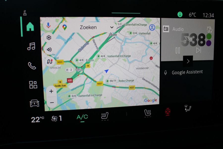 Renault 5 150PK COMFORT RANGE ICONIC CINQ 52 kWh | NAVIGATIE SYSTEEM MET GOOGLE INTERGRATIE | HARMAN KARDON PREMIUM AUDIO | FULL LED KOPLAMPEN MET MICRO-OPTICS EN FRANSE VLAG | 10"R-LINK MULTIMEDIA | 18"GRONO LICHTMETALEN VELGEN | WARM TITANIUM DAKLIJSTEN | ELEKTRISCH VERWARMDE VOOR STOELEN / STUUR | BESTUURDERSSTOEL MET ELEKTRISCH VERSTELBARE LENDESTEUN | AUTOMATISCH INPARKEREN | FLANK GUARD PROTECTION | ADAPTIEVE CRUISE CONTROL MET STOP & GO | ACHTERUITRIJCAMERA | PRIVATIE GLASS | SFEERVERLICHTING IN DIVERSE KLEUREN |