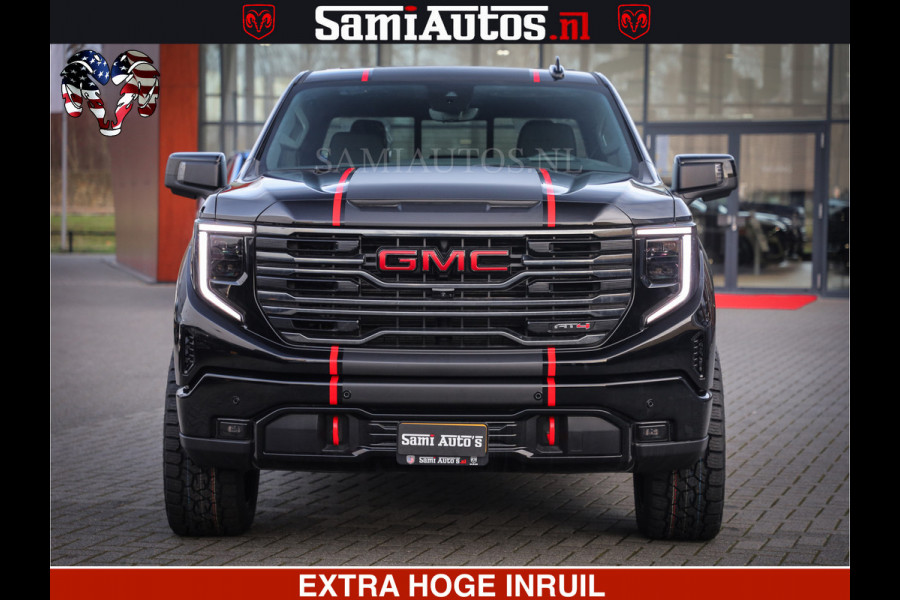 GMC Sierra AT4 6.2 V8 | VIRTUAL COCKPIT | BOM VOL | DC | LPG | RAM DEALER NEDERLAND | Dubbele Cabine met Royale 5 Zitplaatsen | BPM vrij | Nu Leverbaar uit Voorraad | Voorraad Nr 238940 |