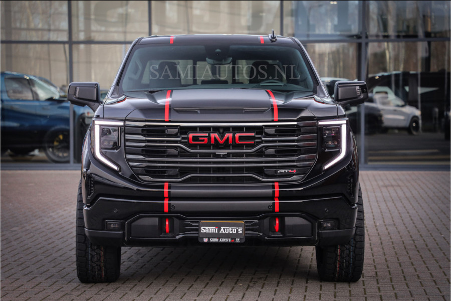 GMC Sierra AT4 6.2 V8 4X4 | VIRTUAL COCKPIT | LPG | HUD | BOM VOL | DC | RAM DEALER NEDERLAND | Dubbele Cabine met Royale 5 Zitplaatsen | BPM vrij | Nu Leverbaar uit Voorraad | Voorraad Nr 248378 |