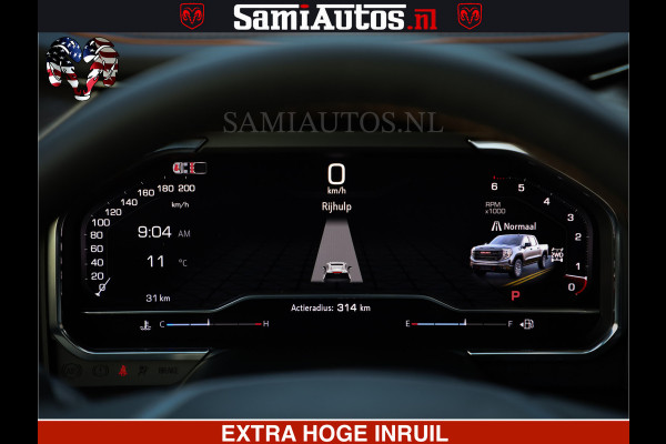 GMC Sierra AT4 6.2 V8 4X4 | VIRTUAL COCKPIT | LPG | HUD | BOM VOL | DC | RAM DEALER NEDERLAND | Dubbele Cabine met Royale 5 Zitplaatsen | BPM vrij | Nu Leverbaar uit Voorraad | Voorraad Nr 248378 |