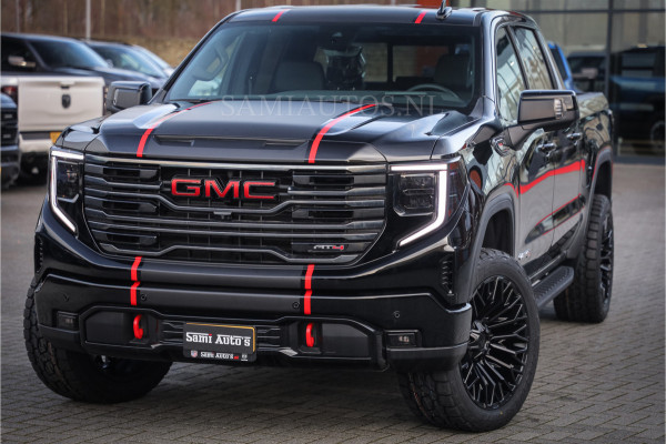 GMC Sierra AT4 6.2 V8 4X4 | VIRTUAL COCKPIT | LPG | HUD | BOM VOL | DC | RAM DEALER NEDERLAND | Dubbele Cabine met Royale 5 Zitplaatsen | BPM vrij | Nu Leverbaar uit Voorraad | Voorraad Nr 248378 |