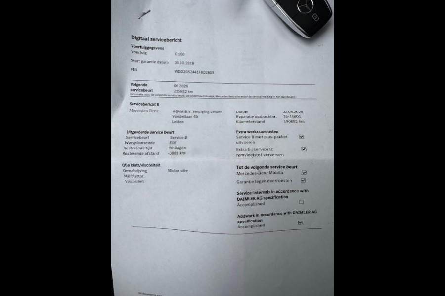 Mercedes-Benz C-Klasse Estate 160 Solution AMG -Facelift-BTW