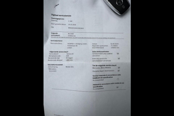 Mercedes-Benz C-Klasse Estate 160 Solution AMG -Facelift-BTW