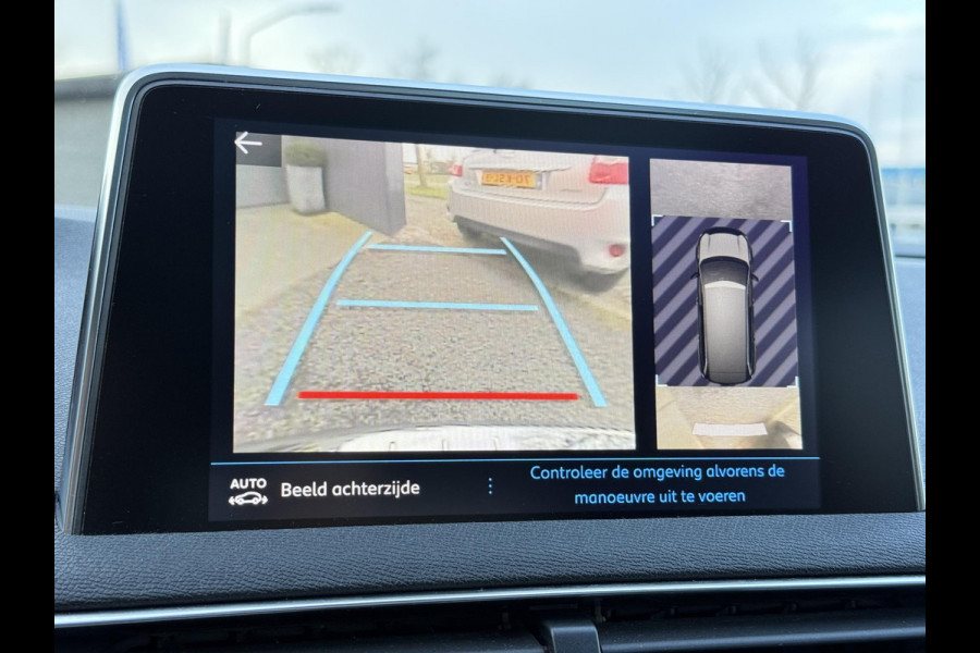 Peugeot 5008 1.2 PureTech Allure 1e Eigenaar,7 Persoons,Afn.Trekhaak,360° Camera,Pano,Apple Carplay/Android Auto,Navi,Clima,Cruise,Halfleder,N.A.P,Dealer Onderhouden,Pdc V+A,Lm velgen Extra,N.A.P,Nieuwe Apk Bij Aflevering