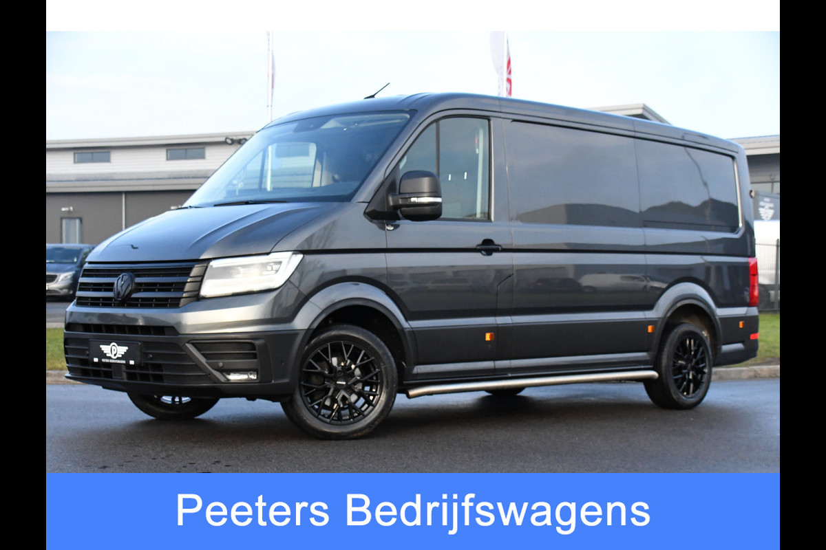 Volkswagen Crafter 2.0 TDI L3H2 Highline PB Edition Adaptieve Cruise, Camera, Carplay, LED, 177pk, Automaat, Voorruit verwarming, Sensoren, Trekhaak, Uniek!