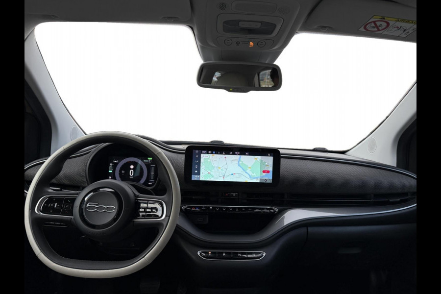 Fiat 500 La Prima 42 kWh SOH 92% U Connect Pdc Leder Led Camera Apple CarPlay & Android Auto Navi Autopilot ACC Lane Assist Keyles