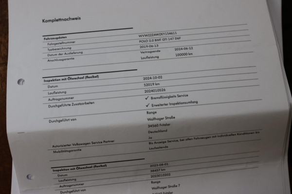 Volkswagen Polo 2.0 TSI GTI *Pano*DCC*Led*Camera*Keyless*