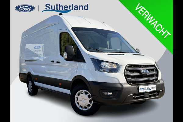 Ford Transit 350 2.0 TDCI L4H3 Trend RWD | 130pk | Navigatiesysteem SYNC4 | Stoelverwarming  | Elektrisch inklapbare buitenspiegels | Elektrisch verstelbare bestuurdersstoel | Passagiersairbag | Allweather banden | Laadruimte beschermingspakket | 150 watt/230V aansluitpunt tussen voorstoelen | Handmatige regeneratie roetfilter | Reservewiel | Centrale dubbele vergrendeling | LED Downlighter