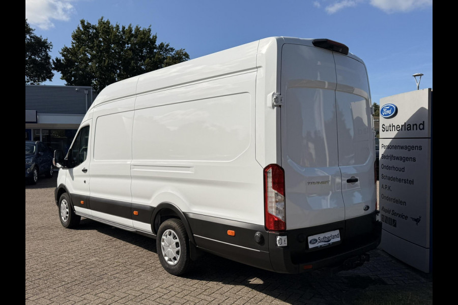 Ford Transit 350 2.0 TDCI L4H3 Trend RWD | 130pk | Navigatiesysteem SYNC4 | Stoelverwarming  | Elektrisch inklapbare buitenspiegels | Elektrisch verstelbare bestuurdersstoel | Passagiersairbag | Allweather banden | Laadruimte beschermingspakket | 150 watt/230V aansluitpunt tussen voorstoelen | Handmatige regeneratie roetfilter | Reservewiel | Centrale dubbele vergrendeling | LED Downlighter