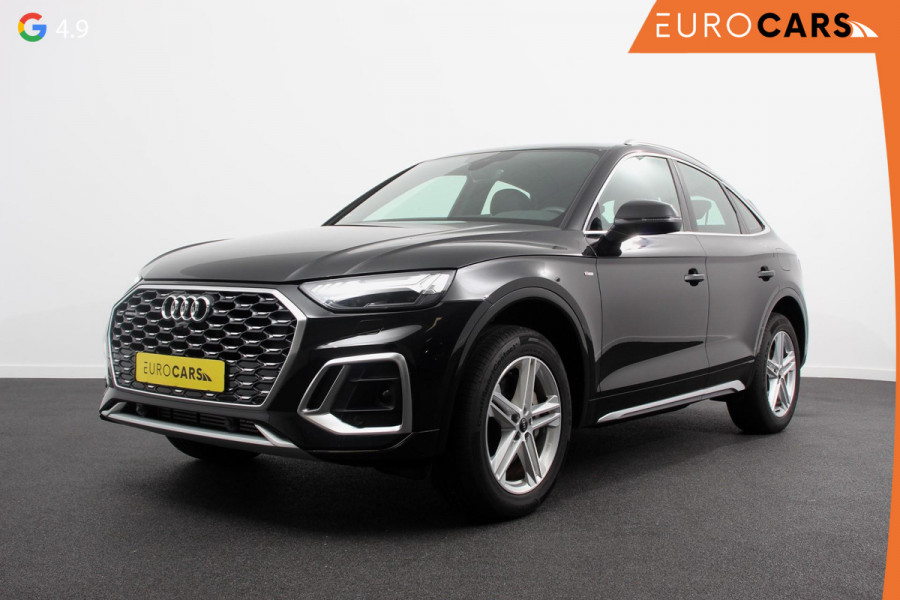 Audi Q5 Sportback 50 TFSI e S Edition S-Tronic Plug in Hybrid DEMO! Navigatie Climate Control Camera Adaptive Cruise Control Elektrische Achterklep Led Matrix Stoelverwarming