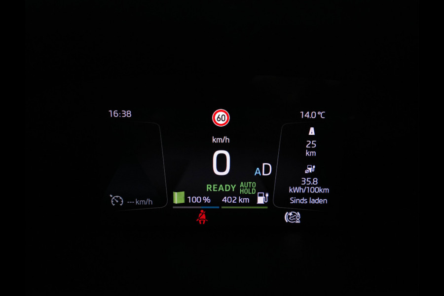 Škoda ENYAQ iV 80 [ 3-Fase ] {SOH-88% } (INCL-BTW) *LEATHER-FABRIC | FULL-LED | DIGI-COCKPIT | CAMERA | KEYLESS | NAVI-FULLMAP | AMBIENT-LIGHT | ECC | HEATED-COMFORTSEATS | DAB+ | PDC | CRUISE | CARPLAY | TOWBAR | 19"ALU*