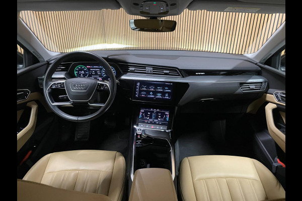 Audi e-tron 55 Quattro 95 kWh|92% SOH|GROTE ACCU|TREKHAAK|LEDER|CLIMA+CRUISE CTRL|MEMORY|NAVIGATIE|NL- AUTO|NAP|INCL. BTW|1e EIG.|