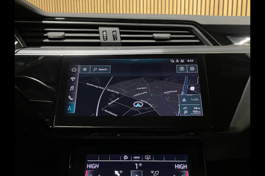 Audi e-tron 55 Quattro 95 kWh|92% SOH|GROTE ACCU|TREKHAAK|LEDER|CLIMA+CRUISE CTRL|MEMORY|NAVIGATIE|NL- AUTO|NAP|INCL. BTW|1e EIG.|