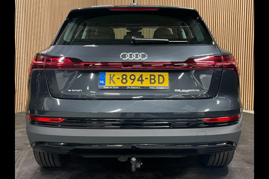 Audi e-tron 55 Quattro 95 kWh|92% SOH|GROTE ACCU|TREKHAAK|LEDER|CLIMA+CRUISE CTRL|MEMORY|NAVIGATIE|NL- AUTO|NAP|INCL. BTW|1e EIG.|
