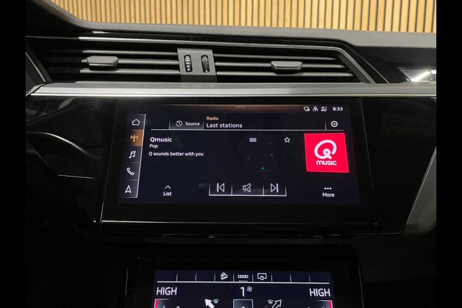 Audi e-tron 55 Quattro 95 kWh|92% SOH|GROTE ACCU|TREKHAAK|LEDER|CLIMA+CRUISE CTRL|MEMORY|NAVIGATIE|NL- AUTO|NAP|INCL. BTW|1e EIG.|