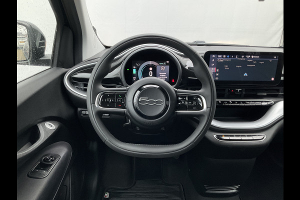 Fiat 500 Icon 42 kWh SOH 93% Carplay Cruise Clima Led Digitaal NL-Auto Voll.Onderhouden!