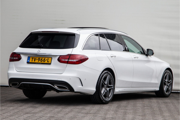 Mercedes-Benz C-Klasse Estate 160 AMG Sportpakket, Facelift, Panorama, Widescreen, Carplay 2018