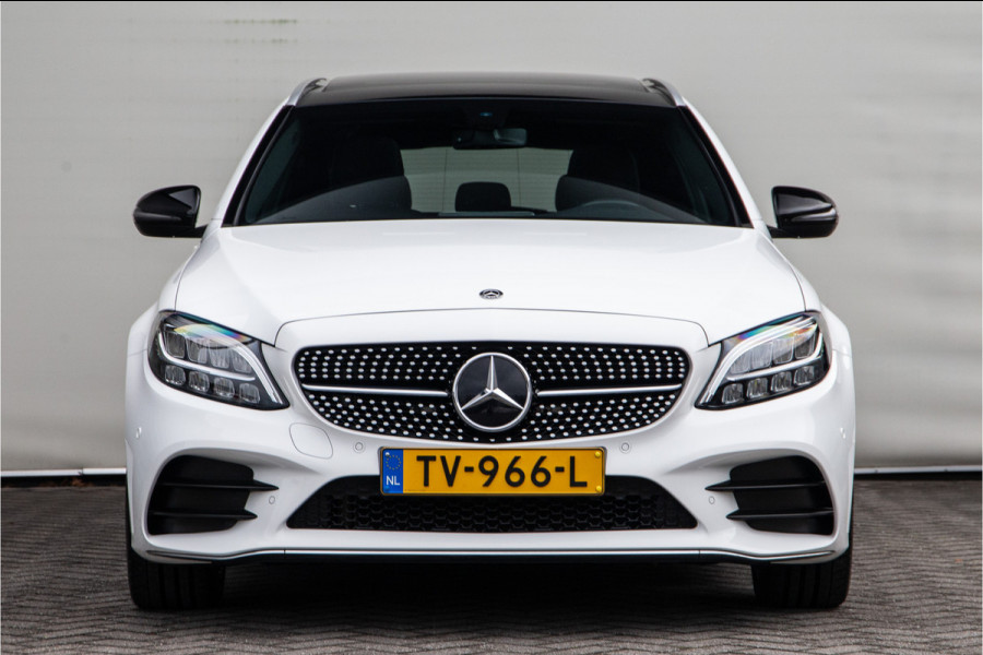 Mercedes-Benz C-Klasse Estate 160 AMG Sportpakket, Facelift, Panorama, Widescreen, Carplay 2018