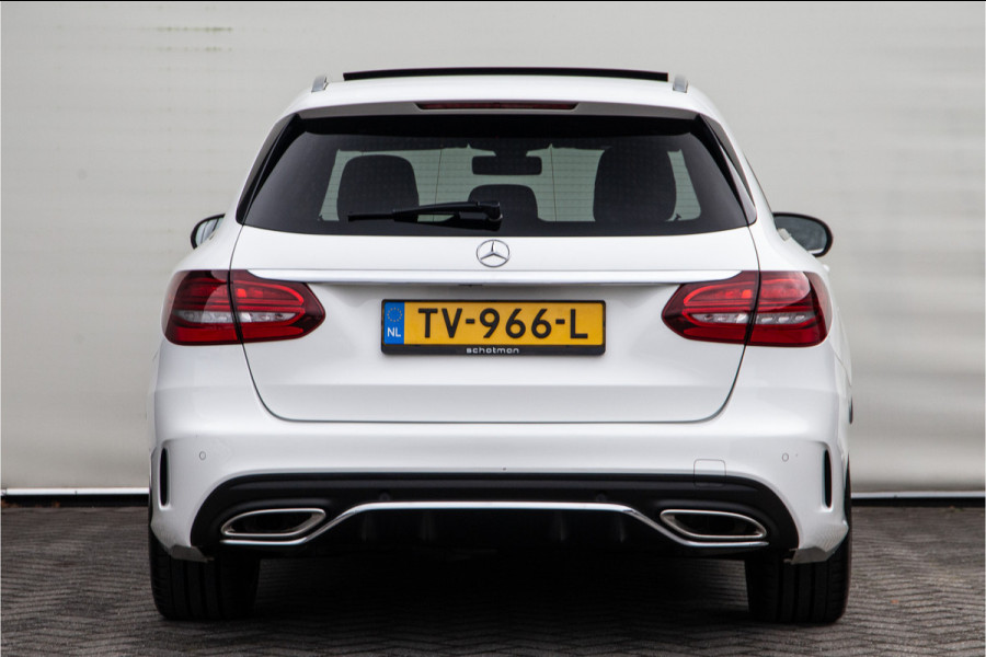 Mercedes-Benz C-Klasse Estate 160 AMG Sportpakket, Facelift, Panorama, Widescreen, Carplay 2018