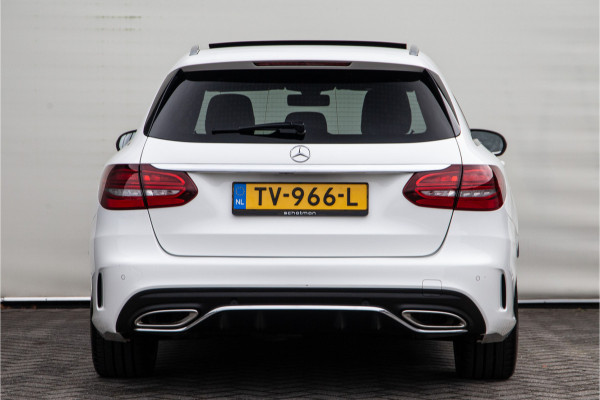 Mercedes-Benz C-Klasse Estate 160 AMG Sportpakket, Facelift, Panorama, Widescreen, Carplay 2018